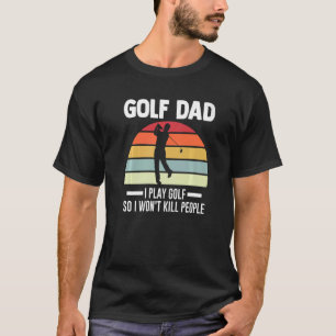Camiseta Jogador de Golfe Mens I Toca Golfe
