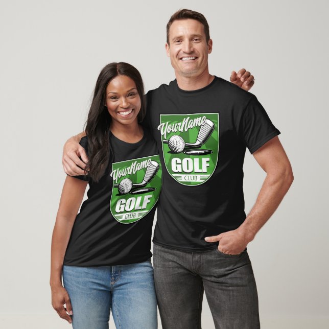 Camiseta Jogador de Golfe Personalizado (Unissex)