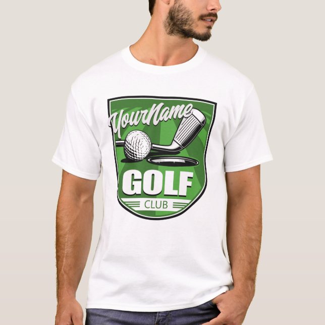 Camiseta Jogador de Golfe Personalizado (Frente)