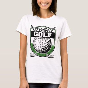 Camiseta Jogador de Golfe Personalizado Pro Golfe Clube do