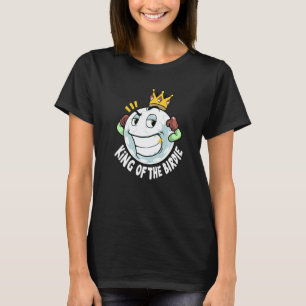 Camiseta Jogador De Golfe Rei Da Bola De Golfe Birdie