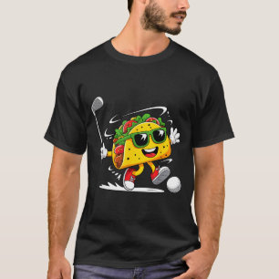 Camiseta Jogador de golfe taco cinco de mayo golfista mexic