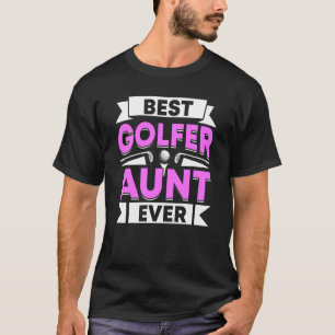 Camiseta Jogador de Golfe treinador Golfer Tia 1