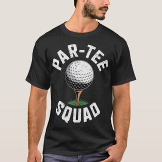 Camiseta Jogador de Golfe Vintage Par- Equipe Golfe Golfer