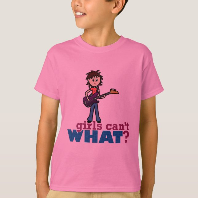 Camiseta Jogador De Guitarra De Baixo (Frente)