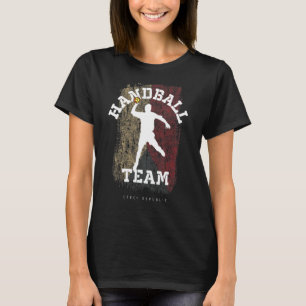 Camiseta Jogador de handebol República Checa Bandeira Espor