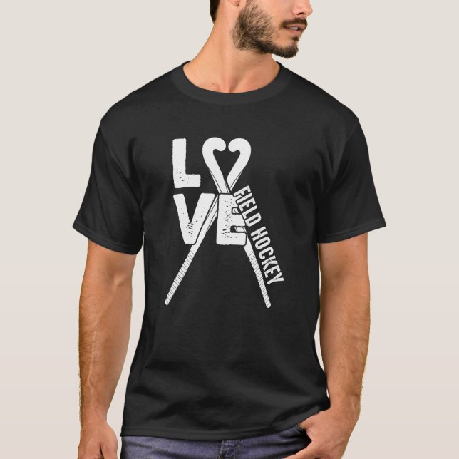 Camiseta Jogador de Hóquei de Campo de Amor (Frente)