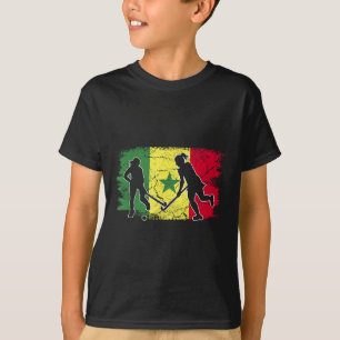 Camiseta Jogador de hóquei em campo Bandeira senegalesa Sen