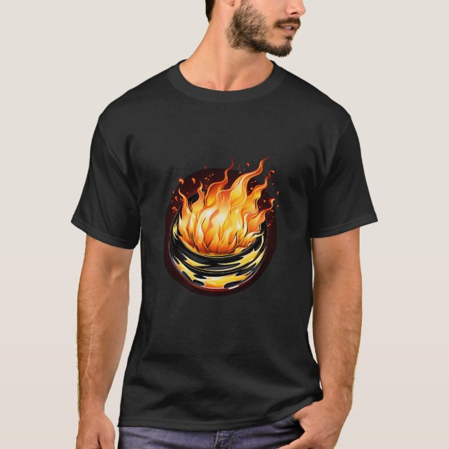 Camiseta Jogador de Hóquei em Gelo (Frente)