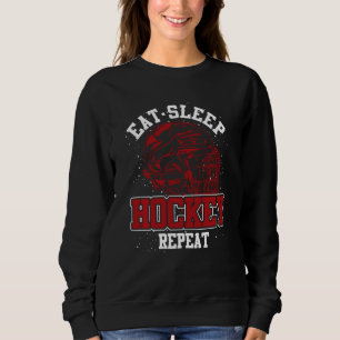Camiseta Jogador de Hóquei em Gelo Engraçado Hockey Hockey 