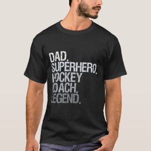 Camiseta Jogador de Hóquei em Gelo Presente 1, treinador de