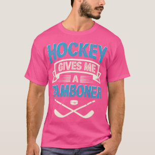 Camiseta Jogador de Hóquei Engraçado Fã de Amantes de Hóque