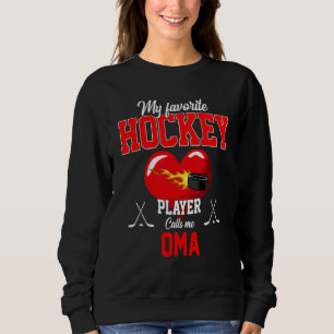 Camiseta Jogador de Hóquei Favorito Me Chama De Dia de as m