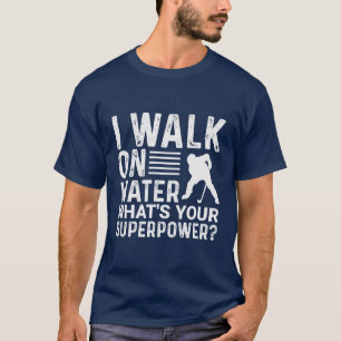 Camiseta Jogador de Hóquei I Walk on Water