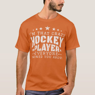 Camiseta Jogador de Hóquei Louco