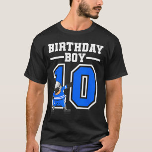 Camiseta Jogador de Hóquei no Gelo de 10 anos, Aniversário