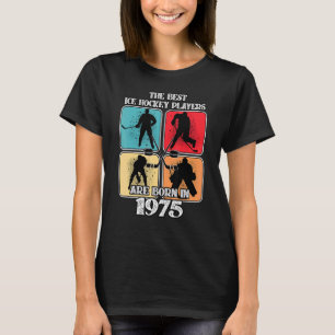Camiseta Jogador de Hóquei no Gelo de 47 anos 1975 47º Aniv
