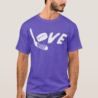 Camiseta Jogador de Hóquei no Gelo do Amor