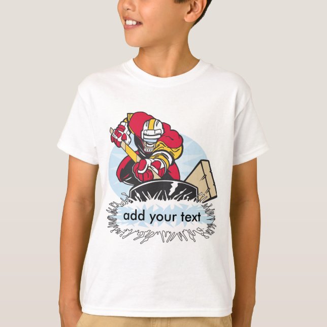 Camiseta Jogador de Hóquei Personalizado (Frente)