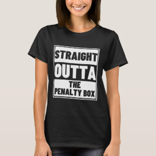 Camiseta Jogador de Hóquei Saindo da Caixa de Penalidade Fu