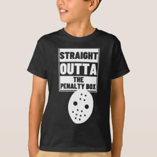 Camiseta Jogador de Hóquei Saindo da Caixa de Penalidade Fu