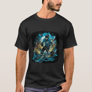 Camiseta Jogador De Hóquei T Para Tea De Hóquei Em Pop Masc
