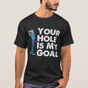 Camiseta Jogador de Humor do Homem de Golfe, Piada Engraça