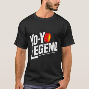 Camiseta Jogador de Ioiô Engraçado Lendário Performer de Io