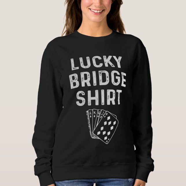 Camiseta Jogador de Jogo de Cartões da Lucky Bridge (Frente)