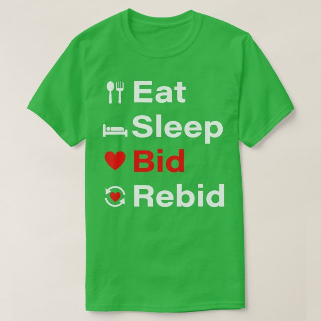 Camiseta Jogador de Jogo de Placa Duplicado de Bidding de P (Frente do Design)