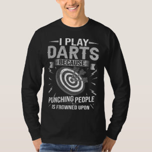 Camiseta Jogador de Jogo de Tabuleiro de Dardo Máquina de D