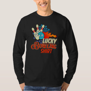 Camiseta Jogador de Jogo de Tênis de Boliche Sortuda de Bow