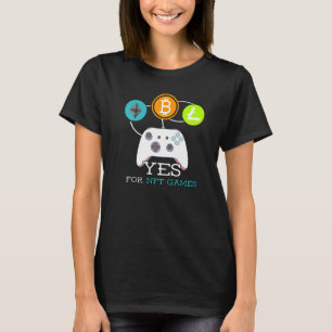Camiseta Jogador de jogos Crypto Video Nft Games