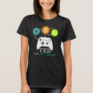 Camiseta Jogador de jogos Crypto Video Nft Games