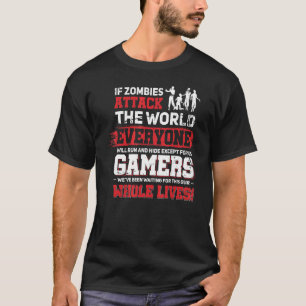 Camiseta Jogador de jogos de Design de jogador de jogos do