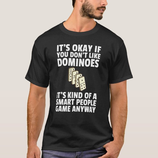 Camiseta Jogador de Jogos do Conselho Domino (Frente)