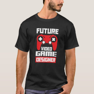 Camiseta Jogador de Jogos do Designer de Vídeo do Futuro