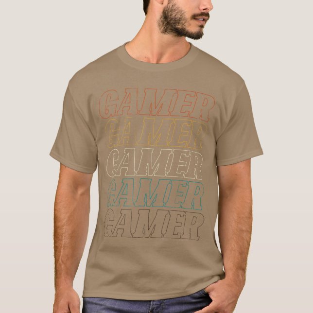 Camiseta Jogador de jogos engraçado (Frente)