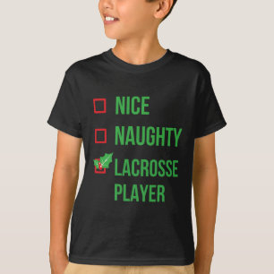 Camiseta Jogador de Lacrosse Engraçado Presente de Natal do