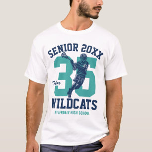 Camiseta Jogador de Lacrosse Sênior Equipe Esportiva Person