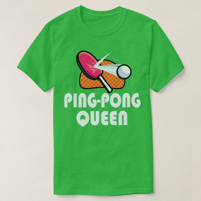 Camiseta Jogador de Mesa Ping Pong - Tênis (Frente do Design)