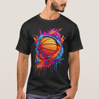 Camiseta Jogador de Mulheres, Jovens Masculinos, Bola de Ba