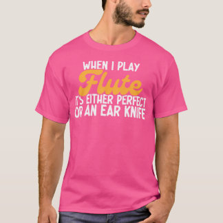 Camiseta Jogador de Música Flutista Orquestra Musical March