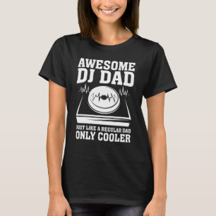 Camiseta Jogador de Música Jockey De Disco DJ Com Legenda D