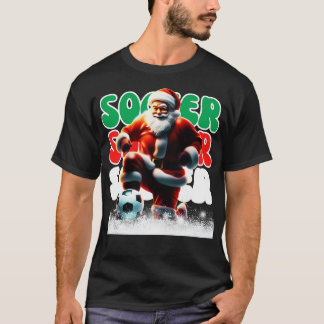 Camiseta Jogador de Natal da Design de esportes de papai no