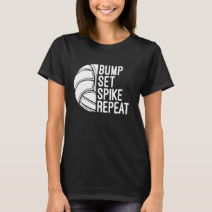Camiseta Jogador De Pai De Voleibol Ou Repetista De Torneio