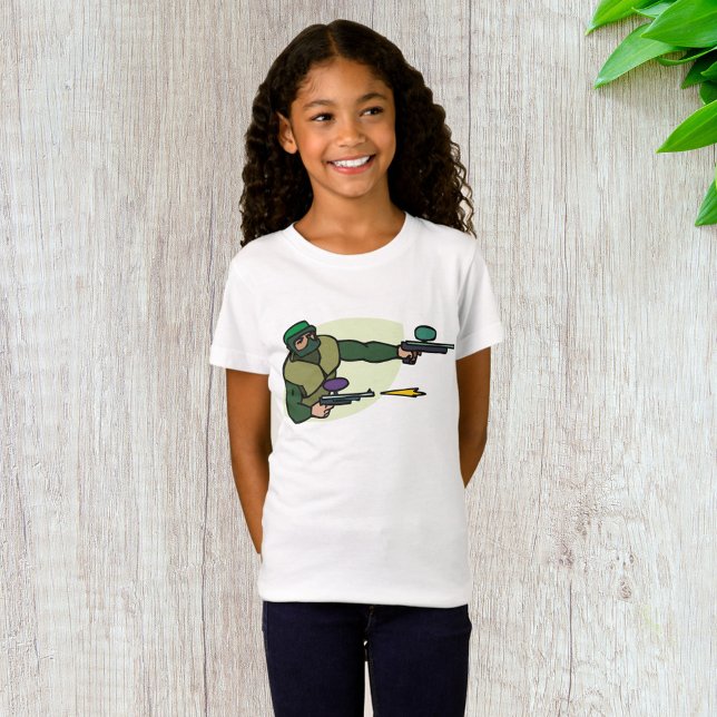 Camiseta Jogador de Paintball com Esportes de Ação com Marc (Criador carregado)