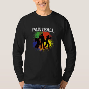 Camiseta Jogador de Paintball Gun Paintball Esportes De Laz