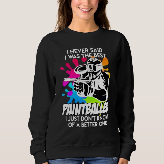 Camiseta Jogador de Paintball Melhor (Frente)