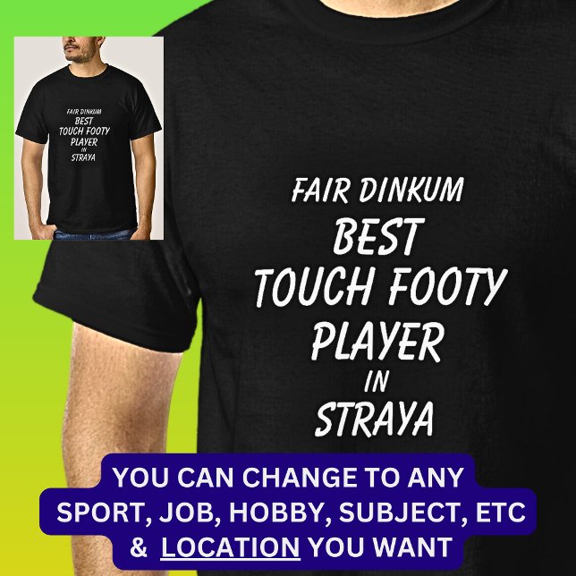 Camiseta JOGADOR DE PEDAÇOS DE JOGO Justo Dinkum BEST-TOUCH (Criador carregado)